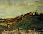 文森特威廉梵高 - 蒙马特、采石场、磨坊